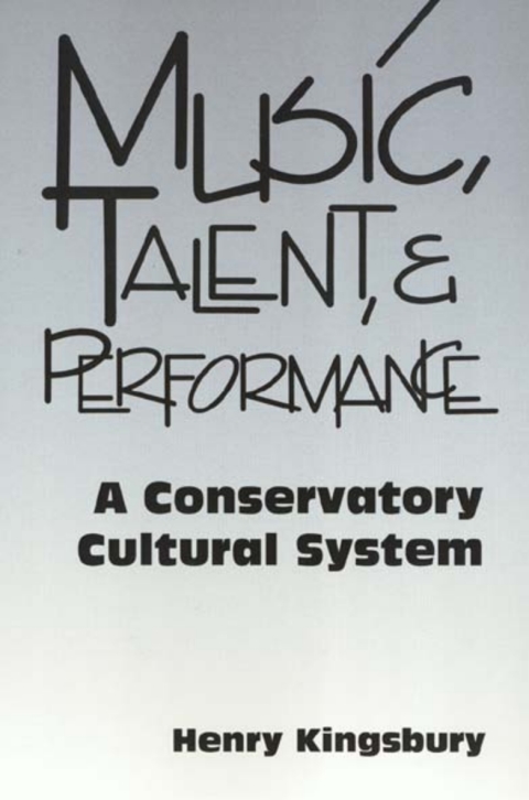 Cover image for book Music Talent & Performance