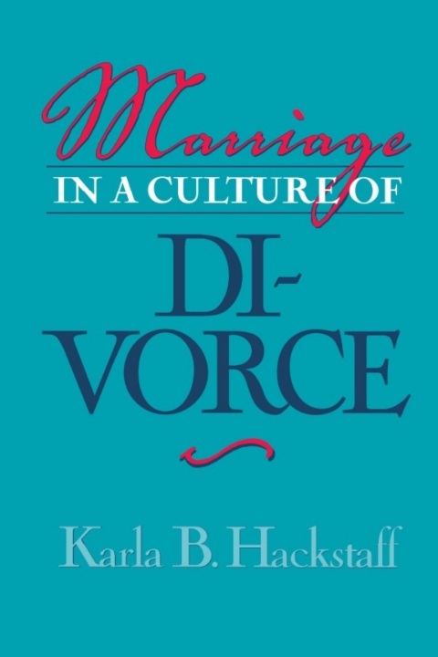 Cover image for book Marriage In A Culture Of Divorce
