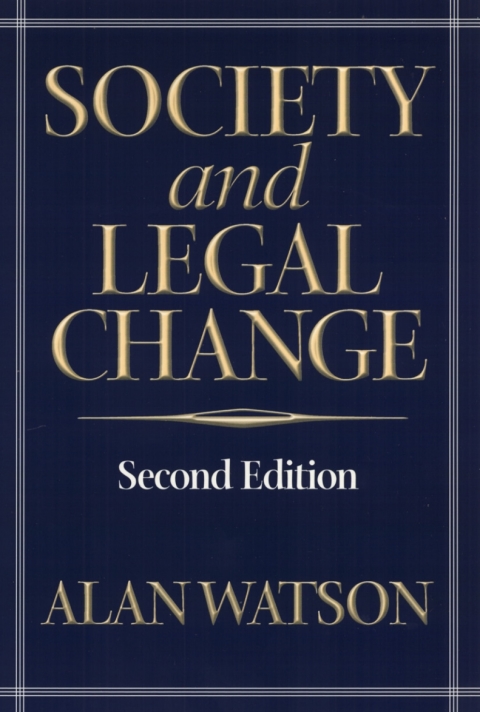 Cover image for book Society And Legal Change 2Nd Ed