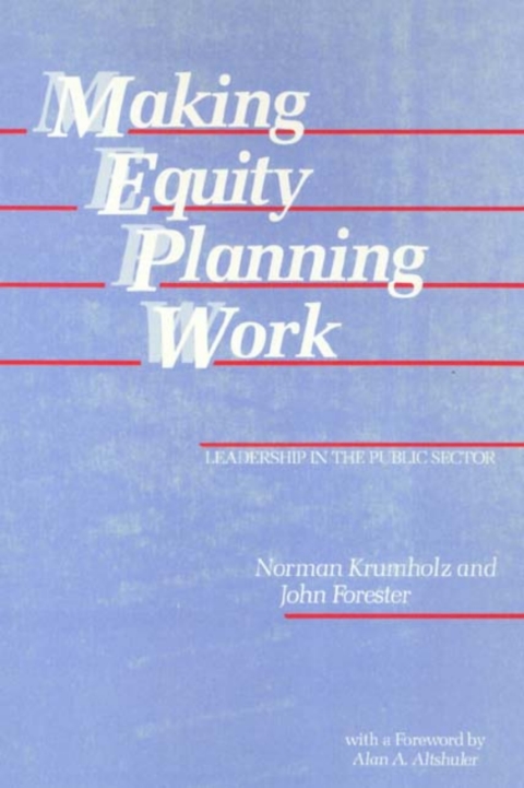 Cover image for book Making Equity Planning Work
