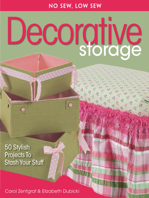 Cover image for book No Sew, Low Sew Decorative Storage