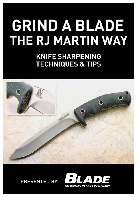 Cover image for book Grind a Blade the R.J. Martin Way: Knife Sharpening Techniques & Tips