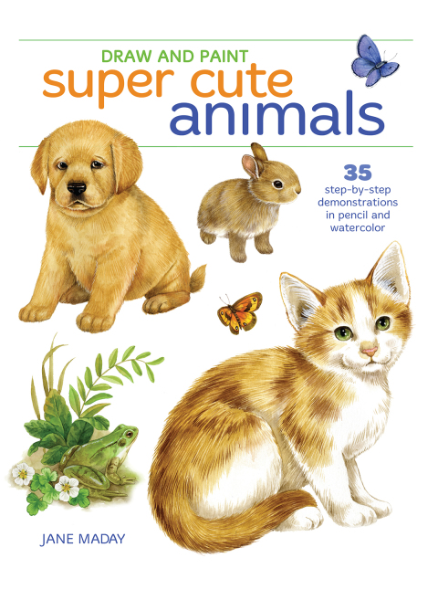 Cover image for book Draw and Paint Super Cute Animals