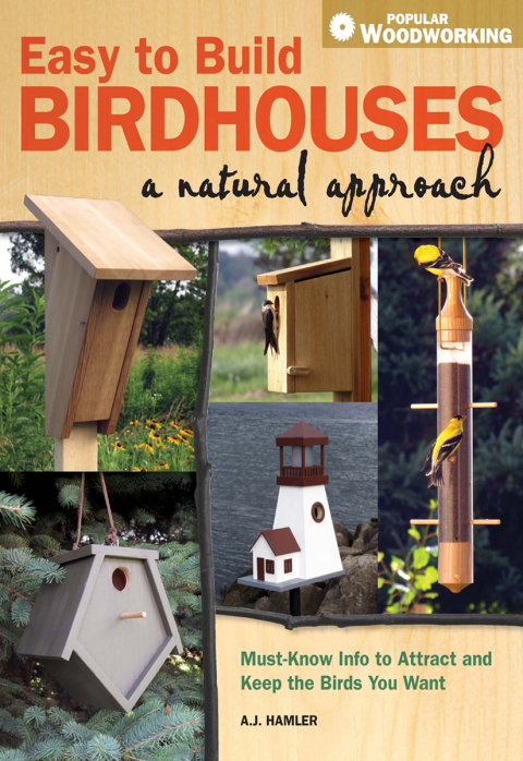 Cover image for book Easy to Build Birdhouses - A Natural Approach