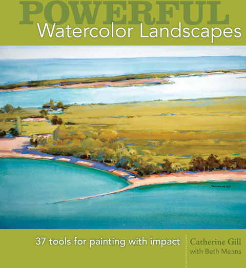 Cover image for book Powerful Watercolor Landscapes