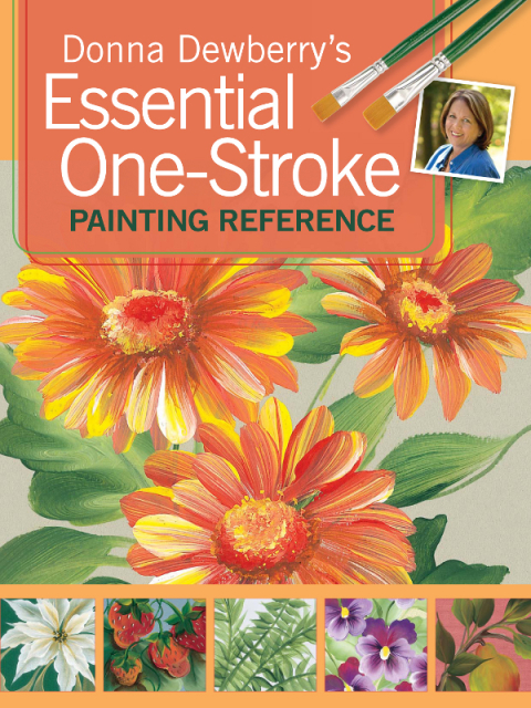Cover image for book Donna Dewberry's Essential One-Stroke Painting Reference