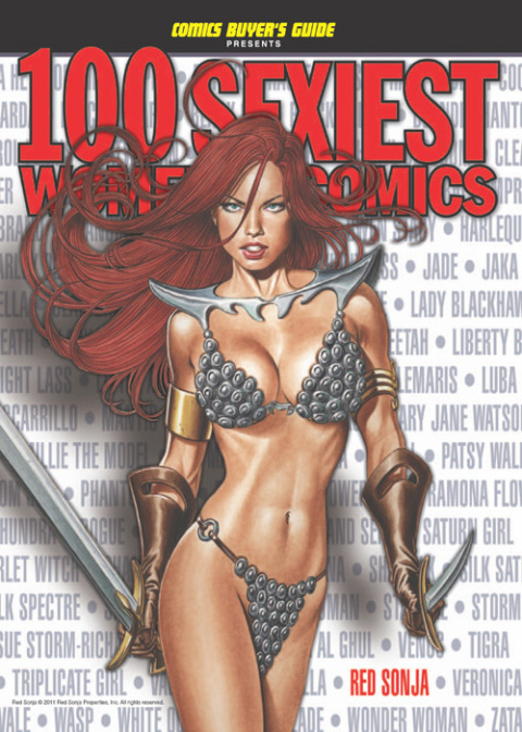 Cover image for book 100 Sexiest Women in Comics