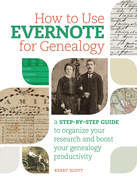 Cover image for book How to Use Evernote for Genealogy