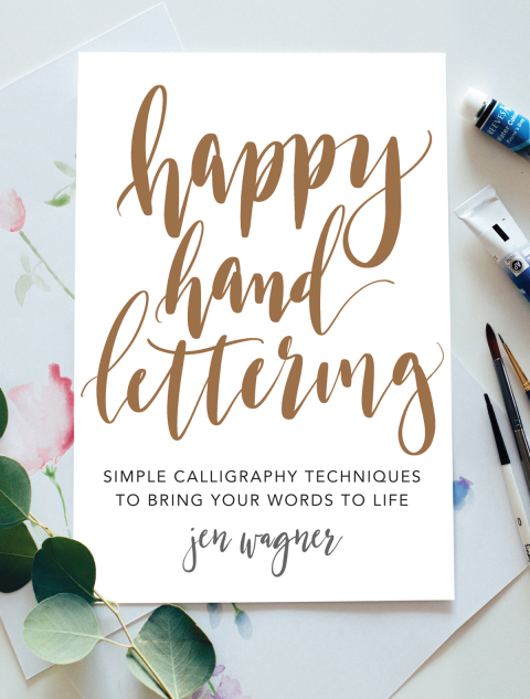 Cover image for book Happy Hand Lettering