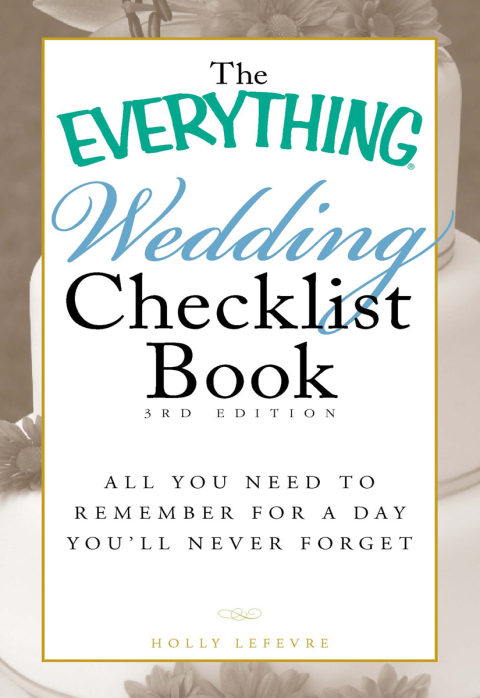 Cover image for book The Everything Wedding Checklist Book
