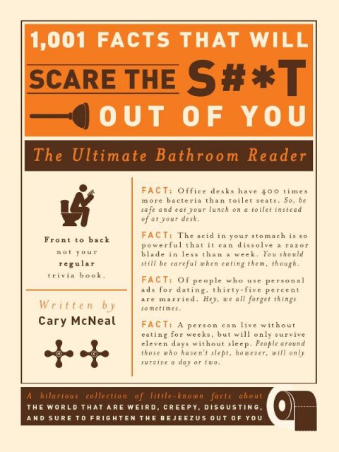 Cover image for book 1,001 Facts that Will Scare the S#*t Out of You