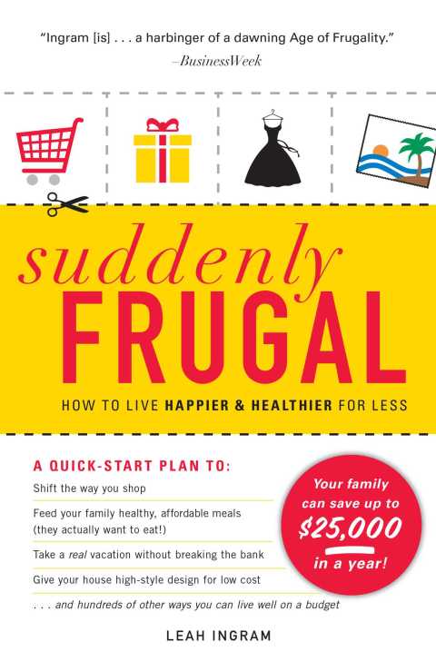Cover image for book Suddenly Frugal