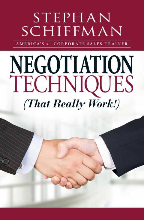 Cover image for book Negotiation Techniques (That Really Work!)