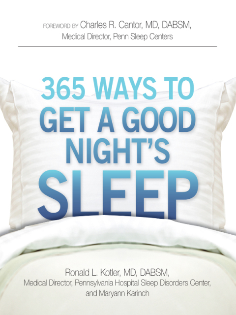Cover image for book 365 Ways to Get a Good Night's Sleep