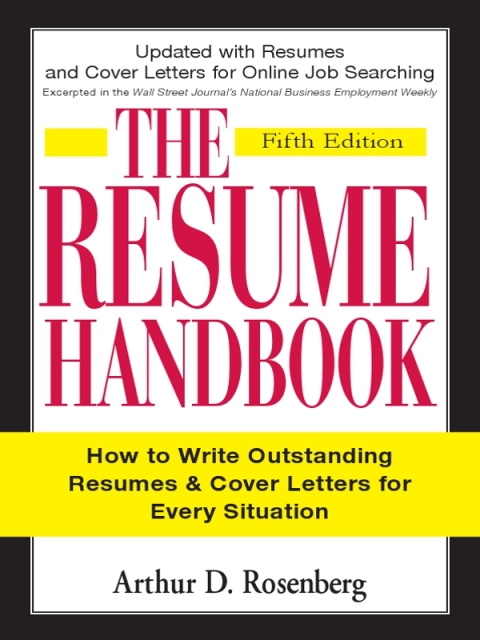 Cover image for book The Resume Handbook
