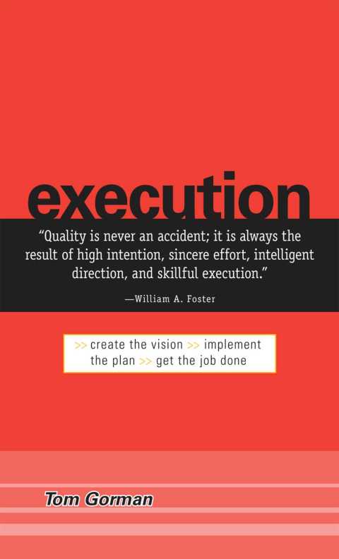 Cover image for book Execution