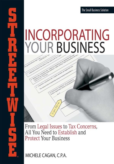 Cover image for book Streetwise Incorporating Your Business