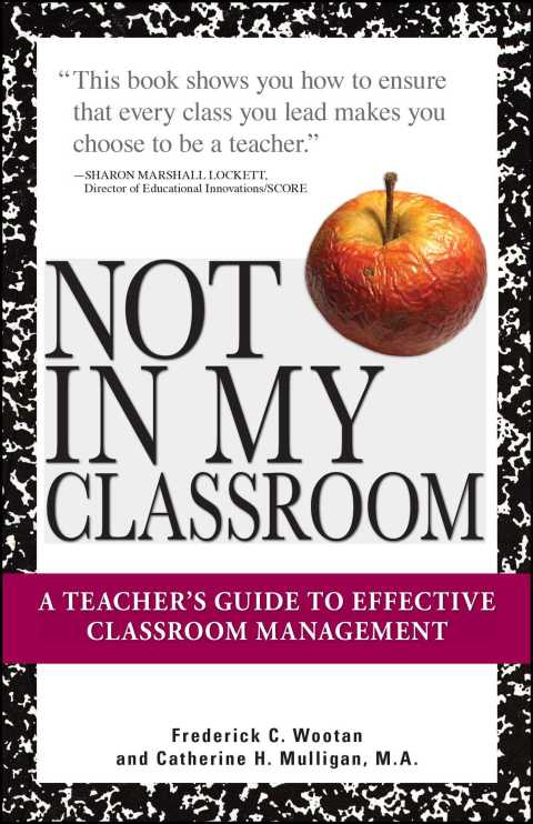 Cover image for book Not In My Classroom!