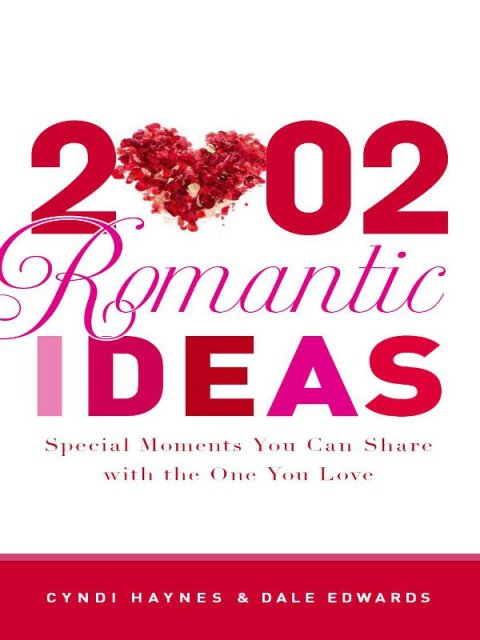 Cover image for book 2002 Romantic Ideas