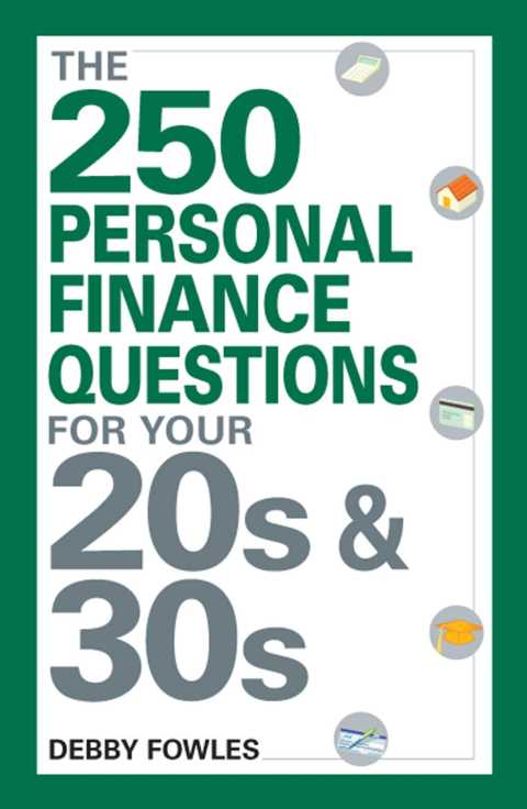 Cover image for book The 250 Personal Finance Questions You Should Ask in Your 20s and 30s