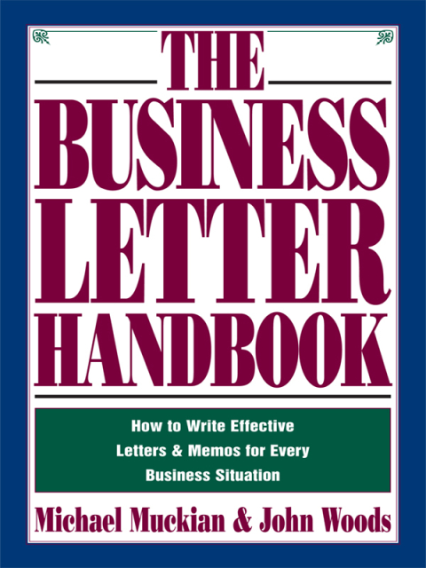 Cover image for book Business Letter Handbook