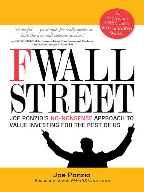 Cover image for book F Wall Street