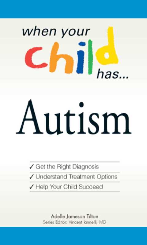 Cover image for book When Your Child Has . . . Autism