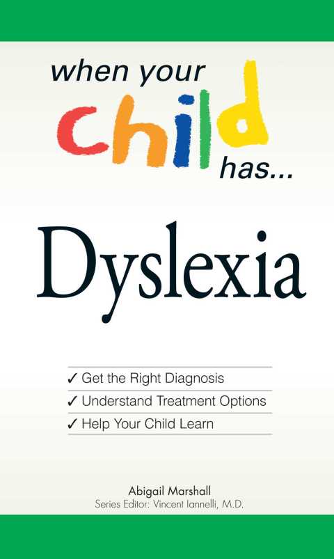 Cover image for book When Your Child Has . . . Dyslexia