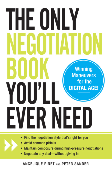 Cover image for book The Only Negotiation Book You'll Ever Need