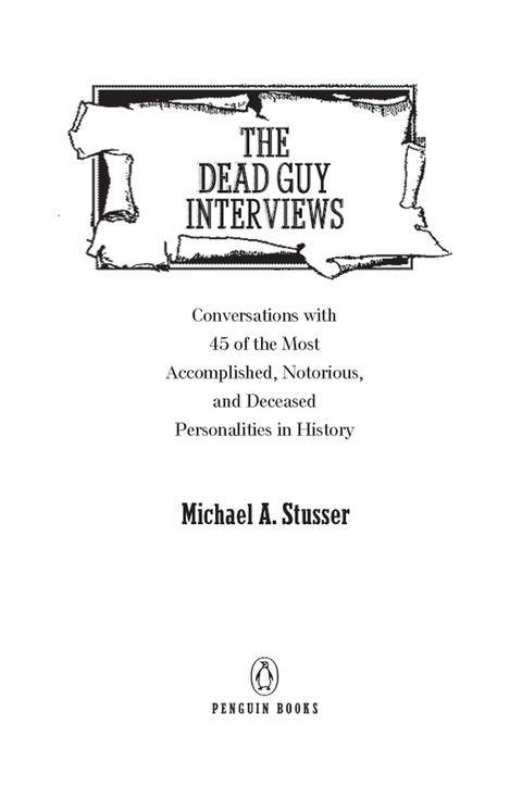 Cover image for book The Dead Guy Interviews