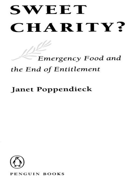 Cover image for book Sweet Charity?