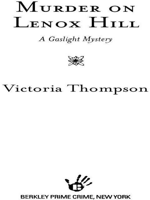 Cover image for book Murder on Lenox Hill