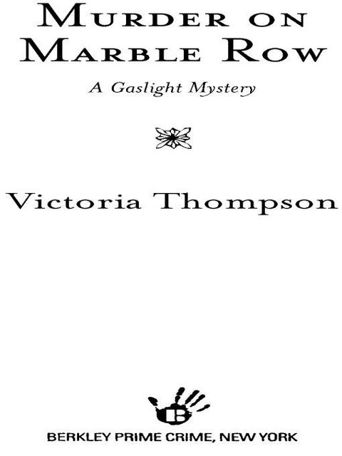 Cover image for book Murder on Marble Row