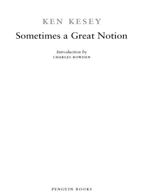 Cover image for book Sometimes a Great Notion