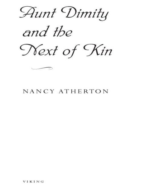 Cover image for book Aunt Dimity and the Next of Kin