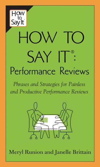 How To Say It Performance Reviews