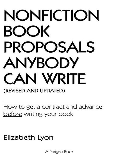 Cover image for book Nonfiction Book Proposals Anybody Can Write