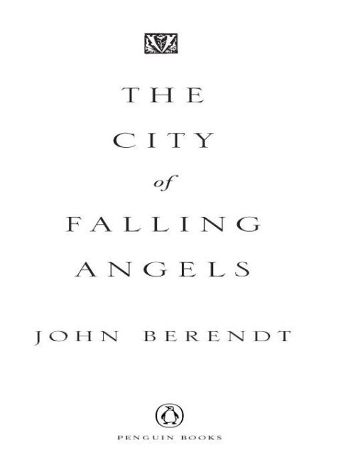 Cover image for book The City of Falling Angels