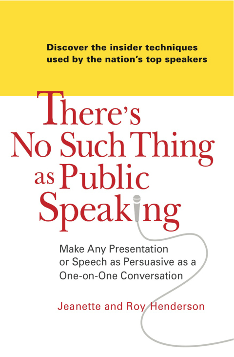 Cover image for book There's No Such Thing as Public Speaking