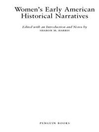 Cover image: Women's Early American Historical Narratives 9780142437100