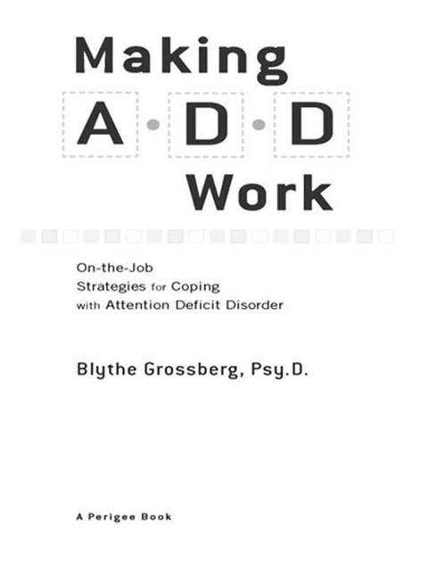 Cover image for book Making ADD Work