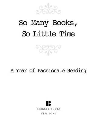 So Many Books, So Little Time
