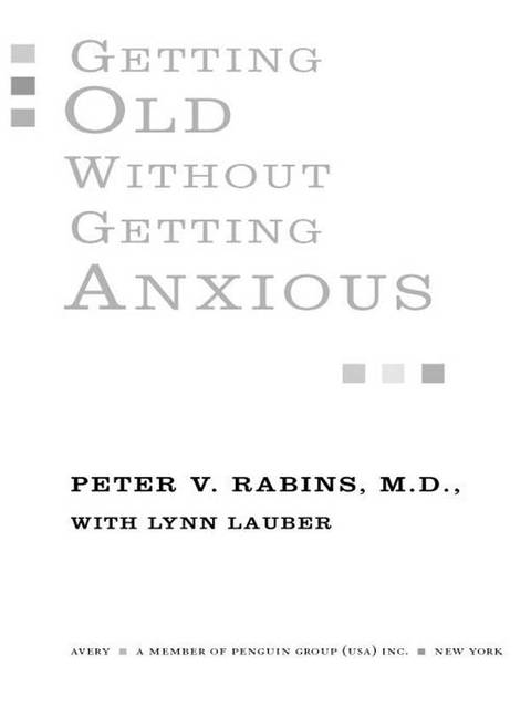 Cover image for book Getting Old without Getting Anxious