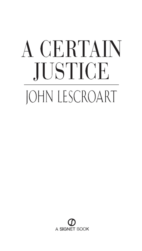 Cover image for book A Certain Justice
