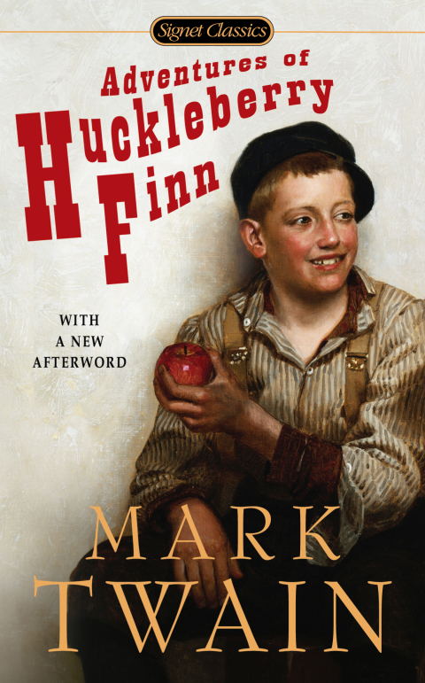 Cover image for book Adventures of Huckleberry Finn