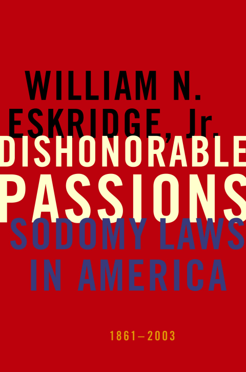Cover image for book Dishonorable Passions