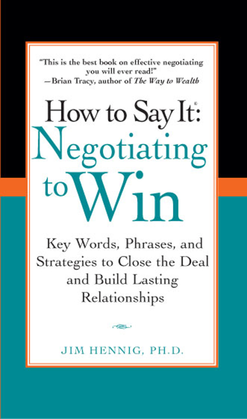 Cover image for book How to Say It: Negotiating to Win