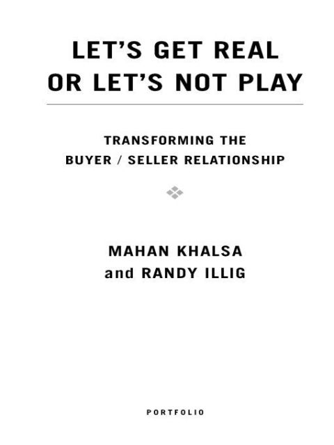Cover image for book Let's Get Real or Let's Not Play