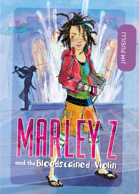 Cover image for book Marley Z and the Bloodstained Violin