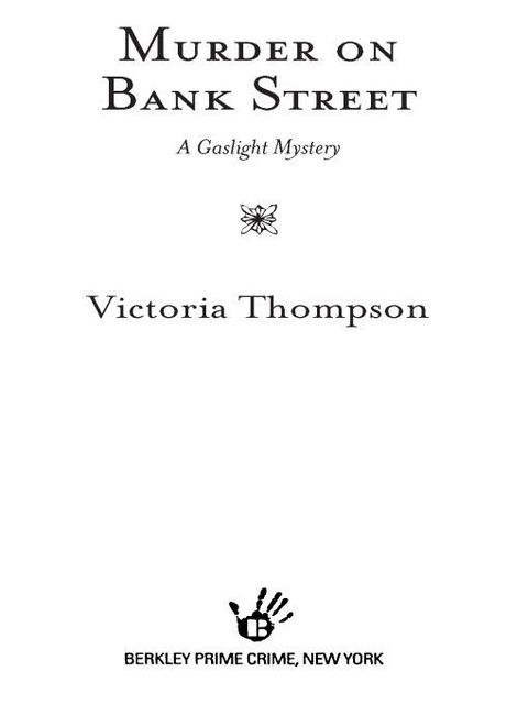 Cover image for book Murder on Bank Street